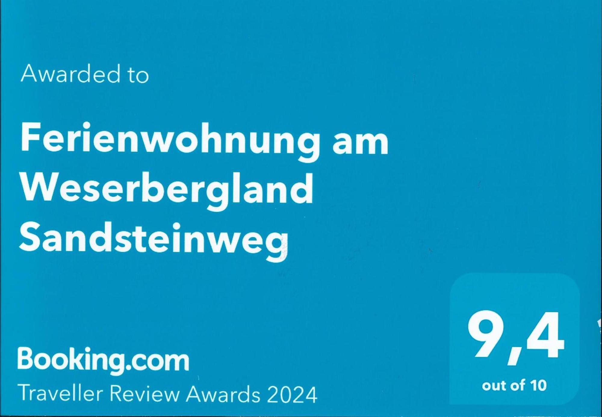 Ferienwohnung Am Weserbergland Sandsteinweg Arholzen المظهر الخارجي الصورة